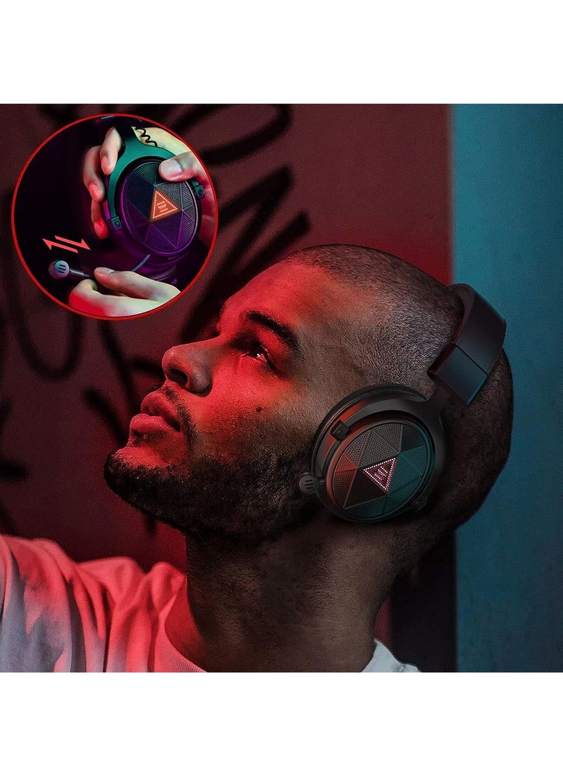 EKSA - E910 5.8G Wireless Gaming Headset - 7.1 Srround Sound - Dual Mic ENC Call Noise Cancelling for PC PS4, PS5 - Image 1