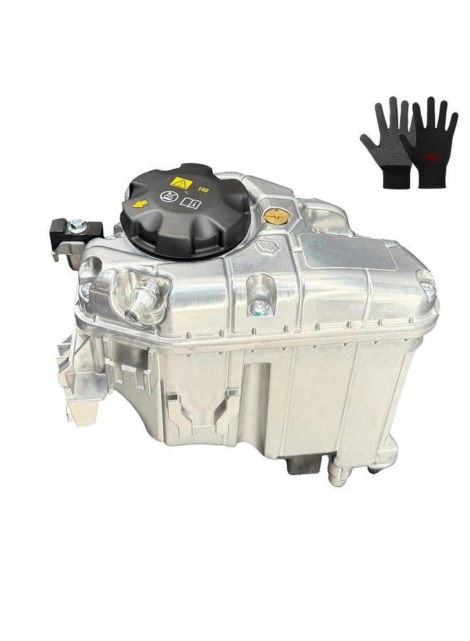 CNPUERV Aluminum Coolant Reservoir Expansion Tank compatible with 2016-2020 BMW G12 G14 G15 G16 G30 G32 530e 530i 540i 740i 740e 745e 840i xDrive Replace#17138610656 17138742975 17139487210 - Image 1