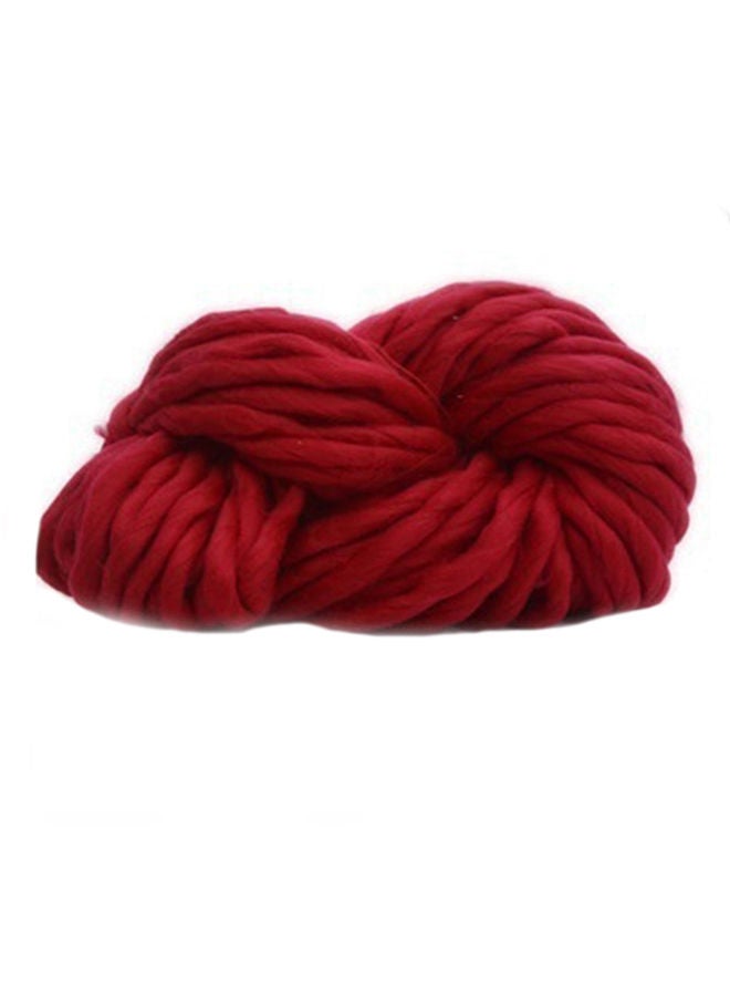 NIBEMINENT Multipurpose Wool Blend Sweater Coarse Yarn Red 40000x20mm - Image 1