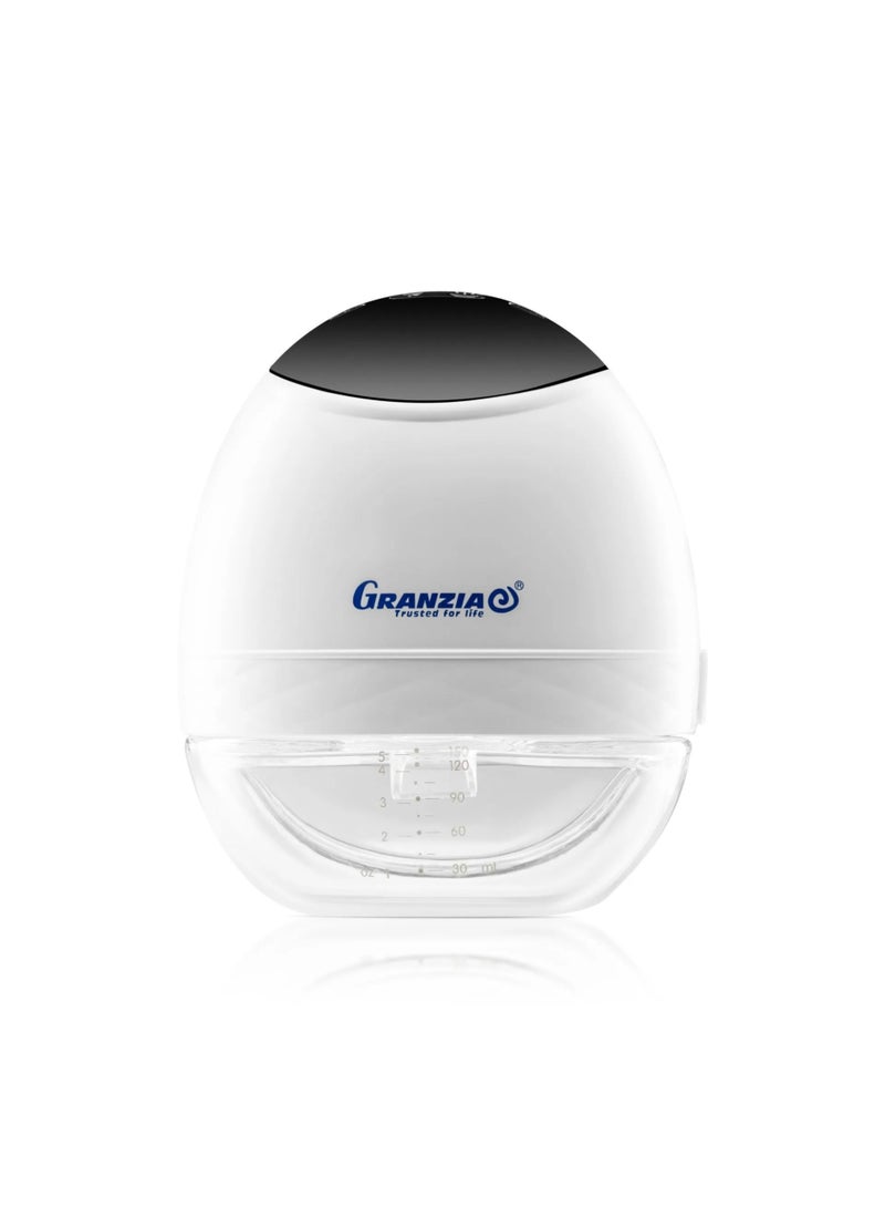  جرانزيا مضخة الثدي الكهربائية القابلة للارتداء من غرانزيا سوتيافيد - بدون استخدام اليدين وهادئة، 3 أوضاع للشفط مع 9 مستويات، شاشة LED، قابلة لإعادة الشحن عبر منفذ USB-C، خالية من مادة BPA، تتضمن حواف سيليكونية مقاس 17 مم/21 مم/25 مم، حاصلة على شهادتي CE وFCC - Image 3