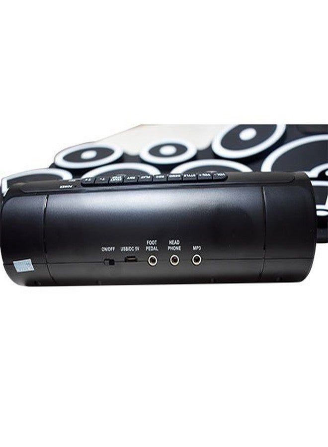 Vikrida 9 pad Electronic Roll up Drum with Built-in Speaker and 2 Foot Pedals and 2 Drum Stick - Image 4