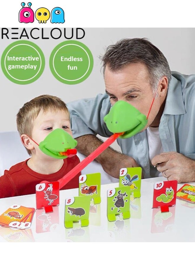 REACLOUD - Frog Mouth Tongue Board Game Snake Competition Parent Child Interactive Desktop Children's Toys - Image 1