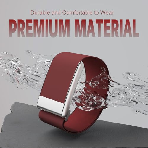 fitspur Waterproof Hydroknit Replacement Wrist Band,Compatible with WHOOP 5.0 WHOOP MG Life (Red, one+peak) - Image 3
