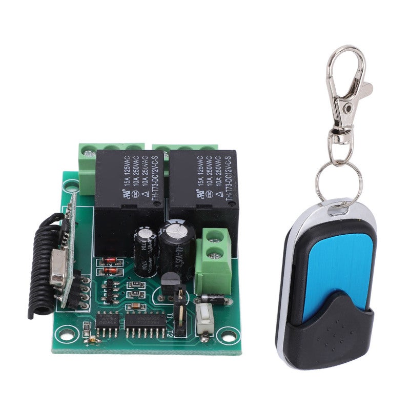 Tianhui Wireless Relay Remote Control 12V RF 433.92MHZ Mini Relay Remote Switch - High Sensitivity Anti Interference Wireless RF Remote Control for Garage Door Offroad Vehicle Winch Ship Winch - Image 3