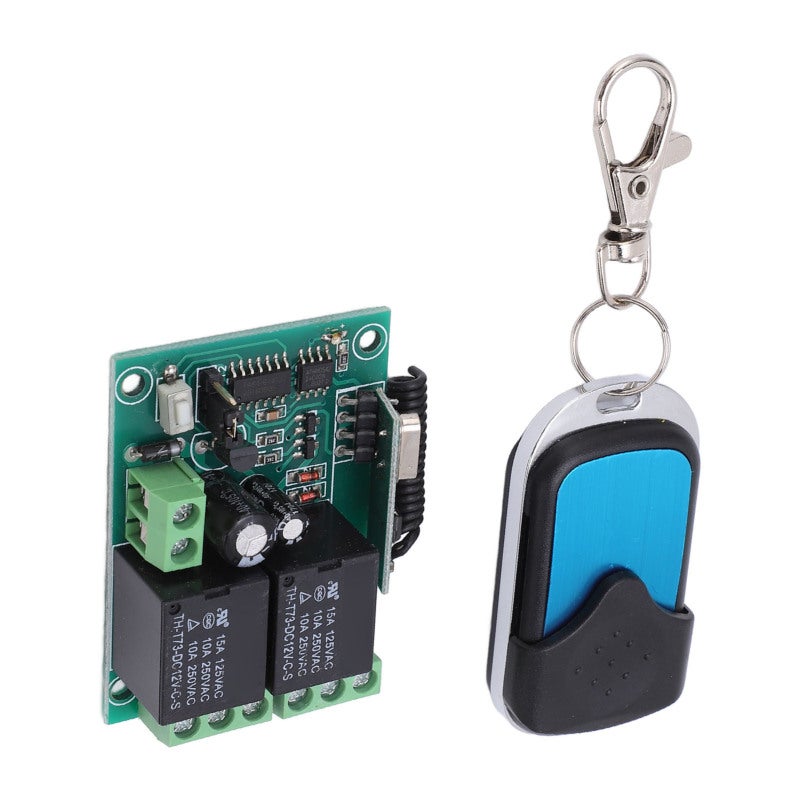 Tianhui Wireless Relay Remote Control 12V RF 433.92MHZ Mini Relay Remote Switch - High Sensitivity Anti Interference Wireless RF Remote Control for Garage Door Offroad Vehicle Winch Ship Winch - Image 4