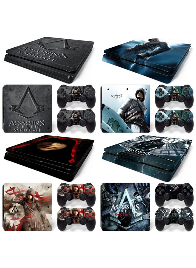 PS4 Slim Game Console Full Body Sticker Skin Sticker Fashion Personalized Cartoon Film Handle-Color:TN-PS4Slim-0625 - Image 2