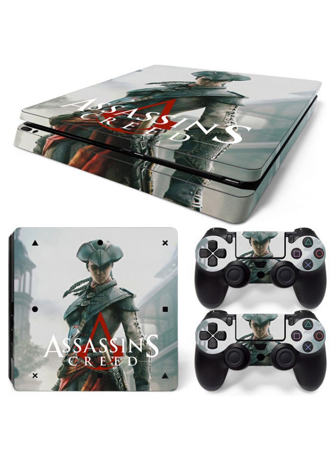 PS4 Slim Game Console Full Body Sticker Skin Sticker Fashion Personalized Cartoon Film Handle-Color:TN-PS4Slim-0625 - Image 1