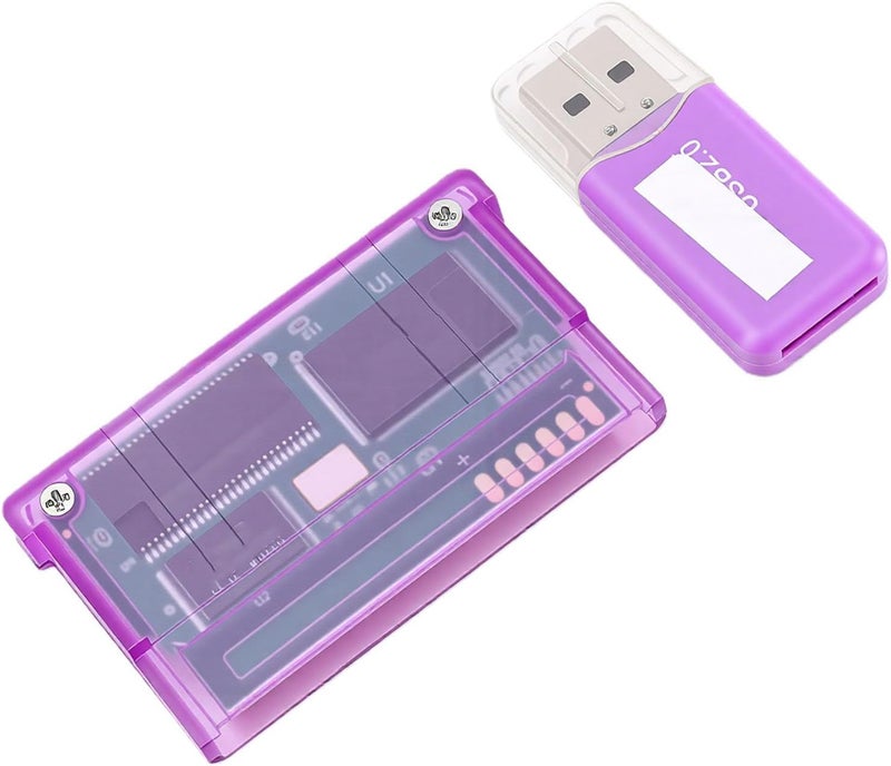 GBA Flash Cartridge, SD Cartridge Flash Memory Card for Game Boy Advance SP and DS, Supports TF Card with Reader, Capacity Up to 2GB - Image 1