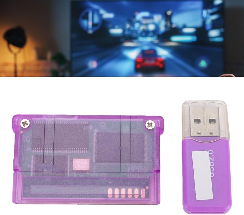GBA Flash Cartridge, SD Cartridge Flash Memory Card for Game Boy Advance SP and DS, Supports TF Card with Reader, Capacity Up to 2GB - Image 4