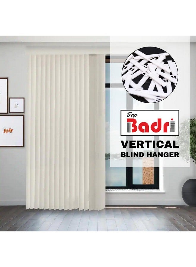 FAPBADRI FAPBADRI Plastic Vertical Blind Hanger - 20 Pieces  - Image 4