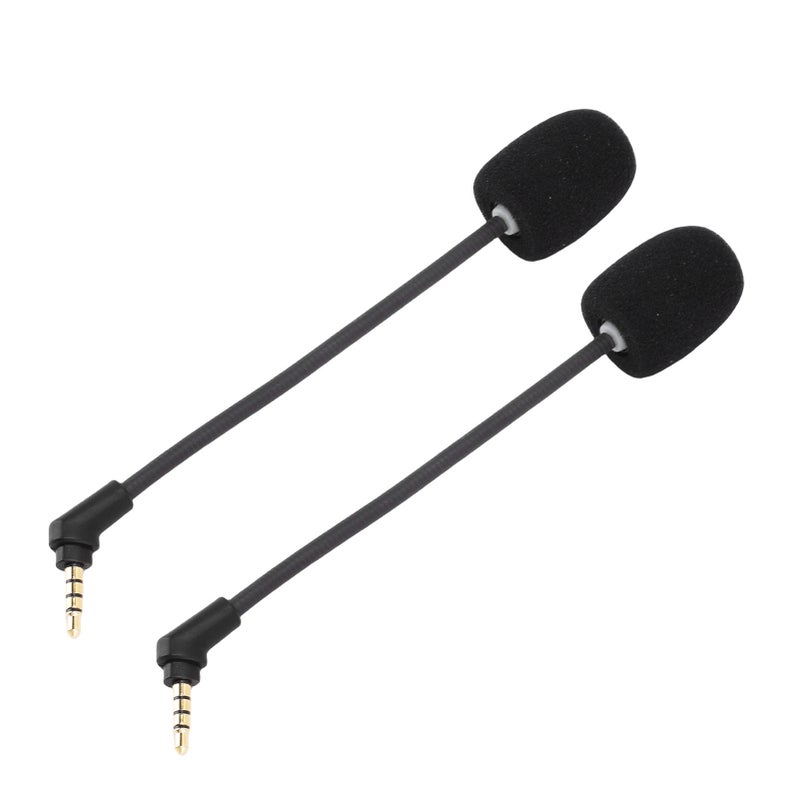 2Pcs Microphone Replacement for HyperX Cloud Flight S Noise Canceling 3.5mm Plug Detachable Mic - Image 4