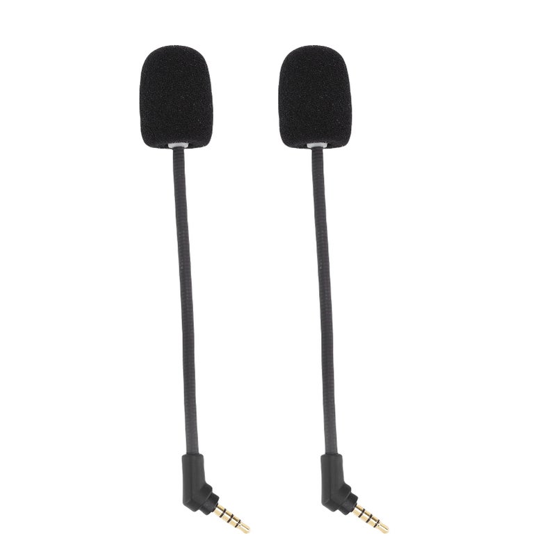 2Pcs Microphone Replacement for HyperX Cloud Flight S Noise Canceling 3.5mm Plug Detachable Mic - Image 5