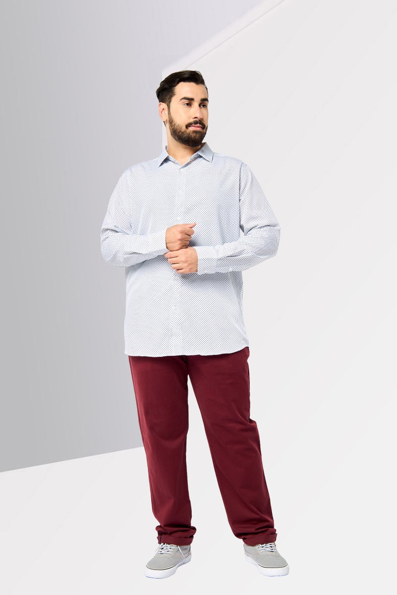 Scotch & Soda Men Modern Fit Allover Print Long Sleeve Dress Shirt, Multicolor - Image 2