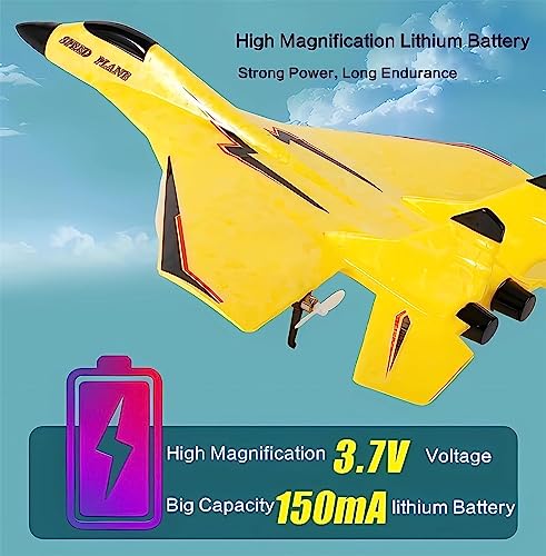 MAXBECK Remote Control Wireless Airplane Toy with Lights Su35 Rc Glider 2 Channel 24 GHZ Remote Control Planes Outdoor Foam Rc Aircraft for Hobby Rc Airplanes - Image 5
