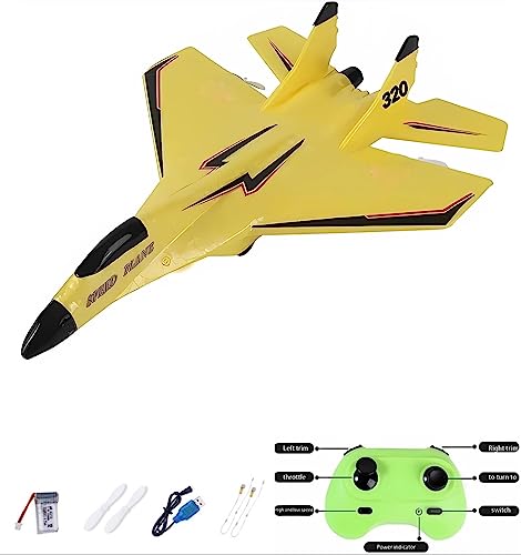 MAXBECK Remote Control Wireless Airplane Toy with Lights Su35 Rc Glider 2 Channel 24 GHZ Remote Control Planes Outdoor Foam Rc Aircraft for Hobby Rc Airplanes - Image 1