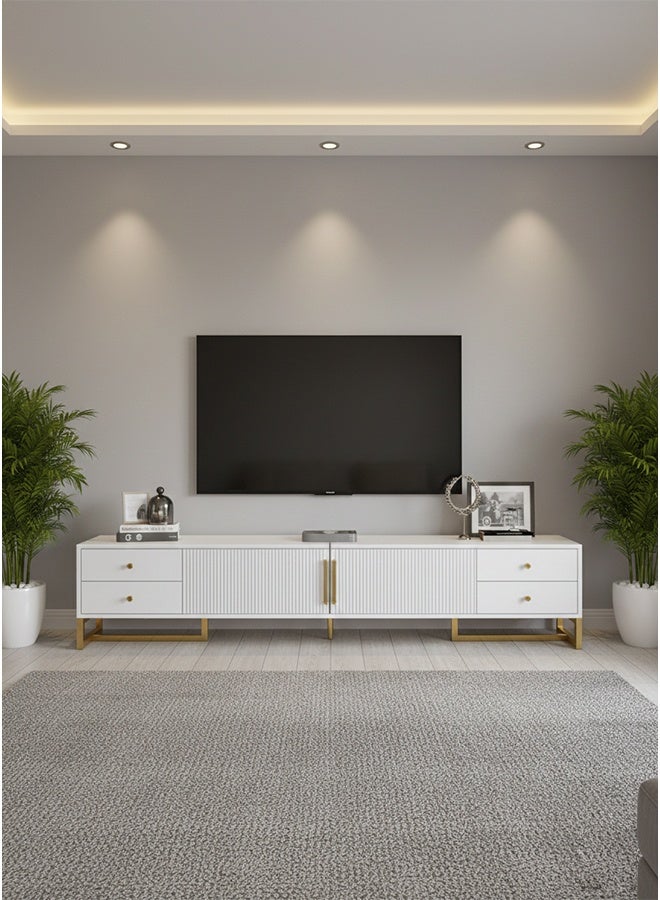 NKX Living Room Modern Shelf Storage Cabinet Table 140 CM - Image 2