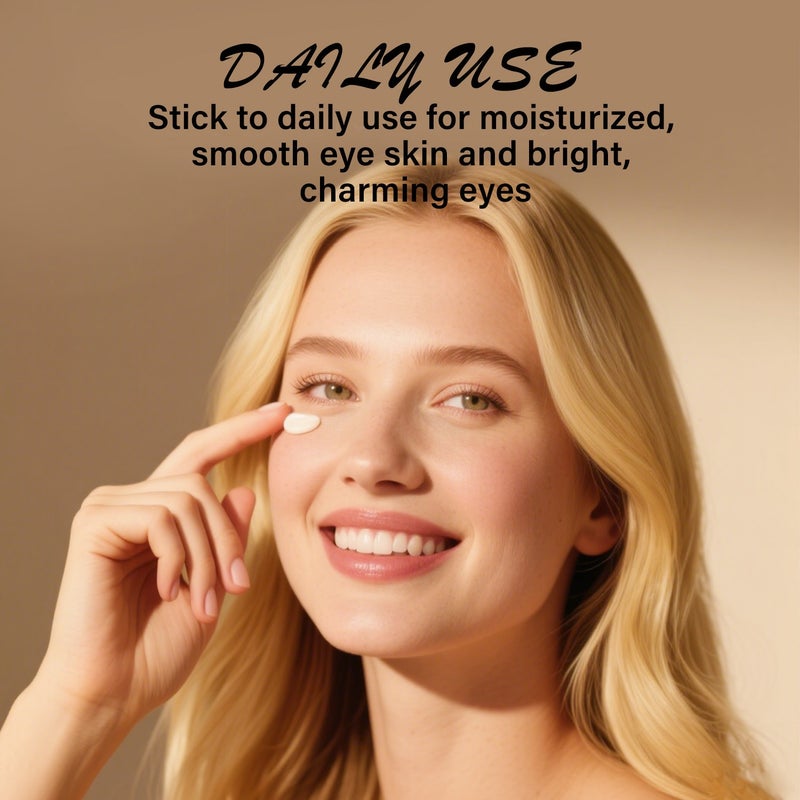 Danliss Daily Firming and Anti-Aging Eye Cream 50g - Large Capacity - Reduces Fine Lines and Wrinkles Around the Eyes, Moisturizes and Smooths the Skin - Image 4