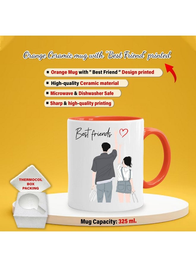 SAVRI SAVRI Unisex Gifts for Friends - Ceramic Mug & Gym Shaker Set - 'Best Friend' and 'Best Friend Ever' Engraving - Best Friendship Day Gifts for Friends, BFF, Besties, and Dost  - Image 4