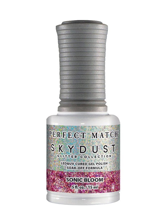 Lechat Gel Nail Polish, Gel Polish Soak Off Led U V Nail Gel Polish Sky Dust Glitter Sonic Bloom Sdms04 - Image 2
