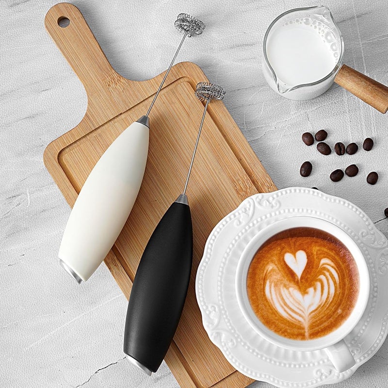 RYUHDA RYUHDA Handheld Coffee Frother Electric Milk Frother for Lattes Shakes Mini Foamer for Cappuccino Frappe Matcha Egg Beater Hand Blender Frother for Milk Coffee Plastic MulticolorM02  - Image 4