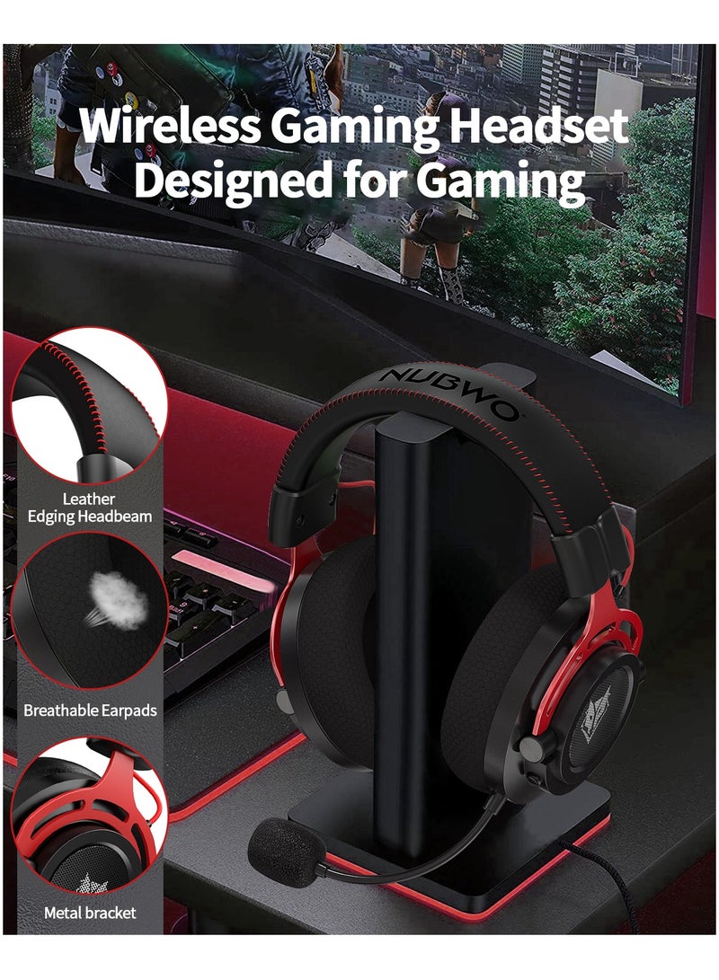 نوبو سماعات رأس NUBWO G03 2.4G لاسلكية فوق الأذن للألعاب لأجهزة PS4/PS5/ZOne/X Series/Switch/PC - Image 4