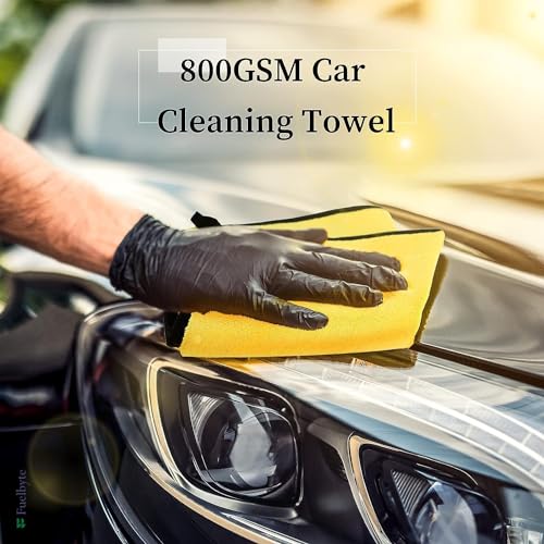 Radiant 5 PCS Microfiber Car Duster Kit Interior & Exterior Car Cleaning Detailing Tool Scratch,Extendable Long Handle Duster for Car & Motorcycle car Accessories (Pack of 1 Set) - Image 2