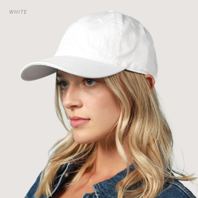 CHOK.LIDS Everyday Premium Dad Hat Unisex Cotton Baseball Cap for Men and Women Adjustable Lightweight Polo Style Curved Brim (Black Denim) - Image 5