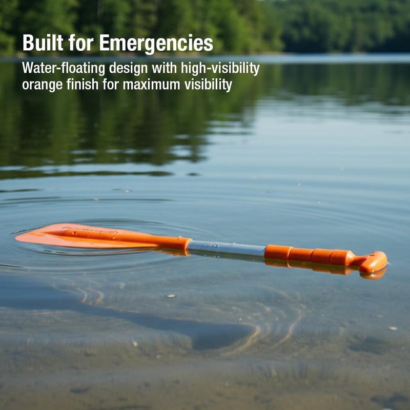 Attwood 11826-1 Emergency 24-inch to 54-inch Telescoping Paddle for Boating, Orange - Image 2