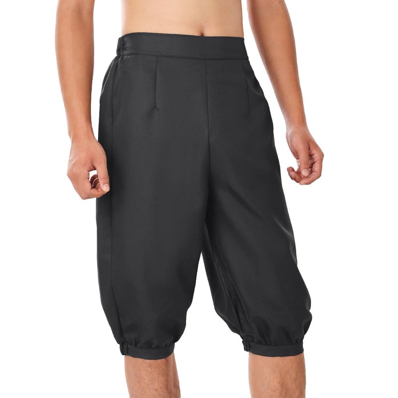 BLESSUME Retro Colonial Pants Renaissance Mens Knicker Pants Breeches - Image 2