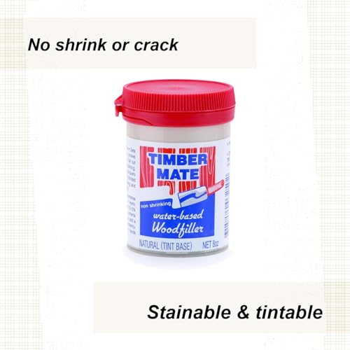 Timbermate Wood Filler, Water Based, 8Oz, Natural - Image 4