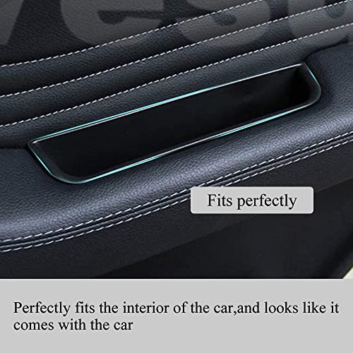 Vesul 4pcs Door Organizer Storage Tray Compatible with Mercedes-Benz ML-Class GL-Class 2012-2019 / GLE-Class GLS-Class 2017-2019 Grab Handle Tray Armrest Storage Box Phone Container ABS Tray Insert - Image 4