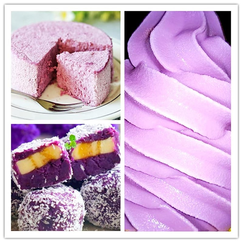 Purple Sweet Potato Powder Natural Purple Food Colouring Mix into Dessert Baking Smoothies 100% Natural Ingredient 100g - Image 3