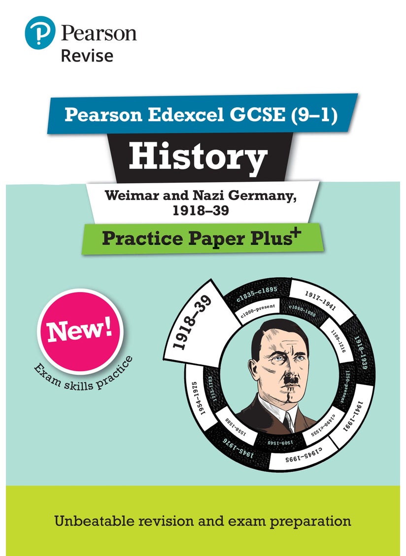 null - Pearson REVISE Edexcel GCSE History Weimar and Nazi Germany, 1918-1939: Practice Paper Plus incl. online revision and quizzes - for 2025 and 2026 exams - Image 1