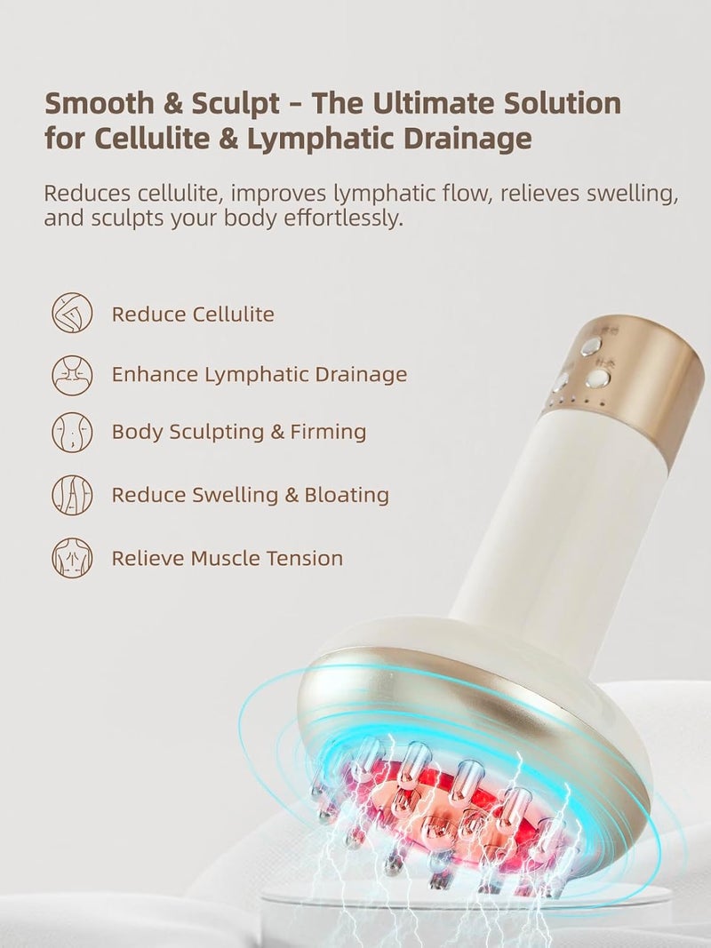 Leg and foot lymphatic drainage massager with heat, calming pulse and vibration - Image 3