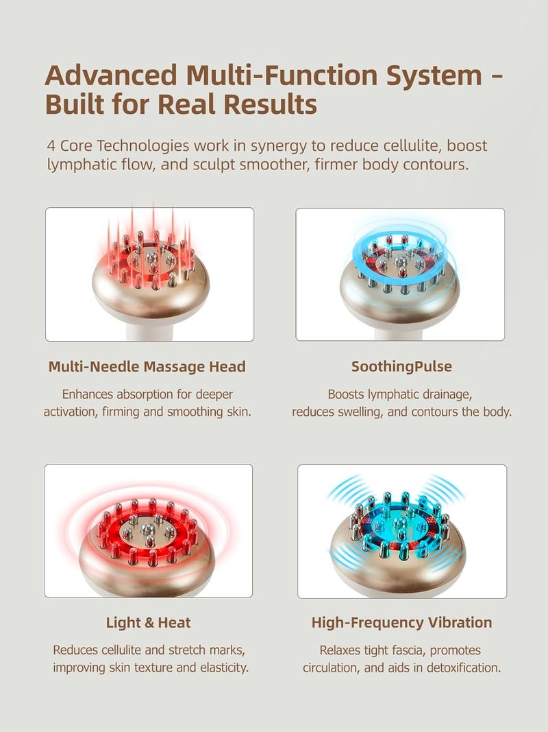 Leg and foot lymphatic drainage massager with heat, calming pulse and vibration - Image 5