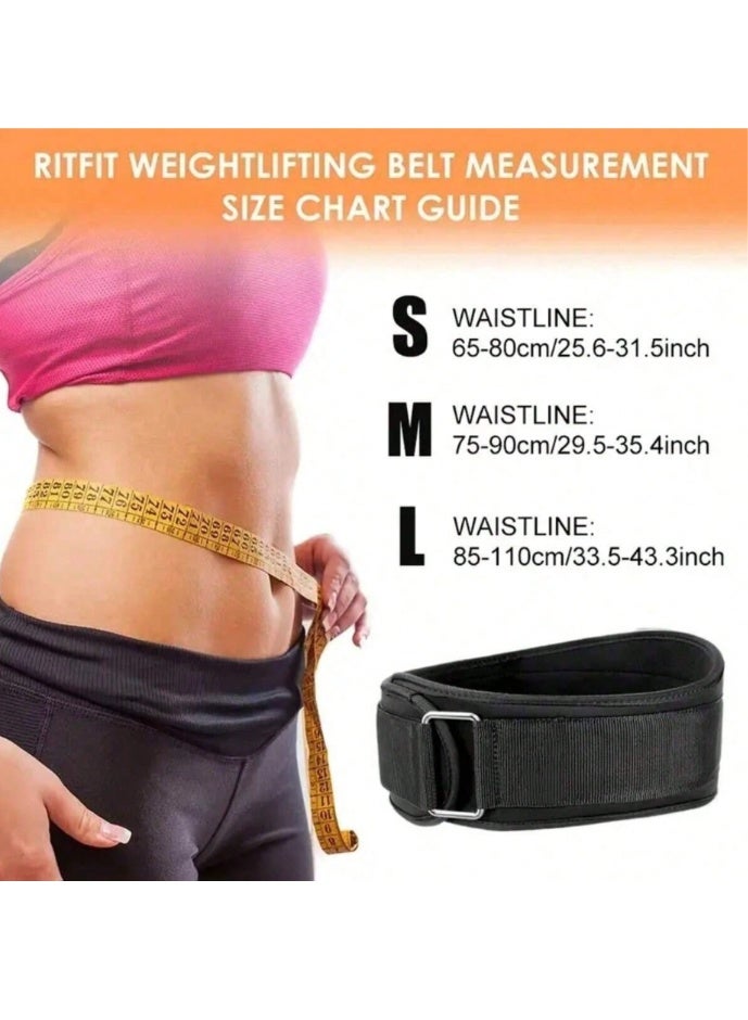 EVA Gym Weightlifting Belt, Adjustable Waist & Back Support, Hook-and-Loop Closure for Squat, Deadlift, Workout Training - Image 2