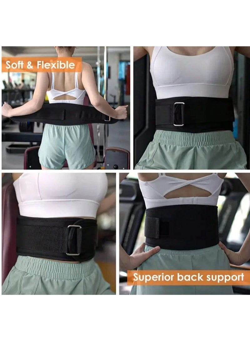 EVA Gym Weightlifting Belt, Adjustable Waist & Back Support, Hook-and-Loop Closure for Squat, Deadlift, Workout Training - Image 3