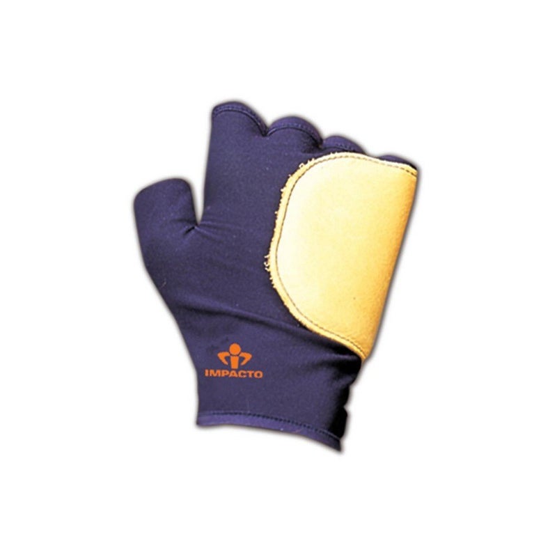 Impacto 503-20 M 50320 Fingerless Palm/Side Impact Gloves, Blue, Medium - Image 3
