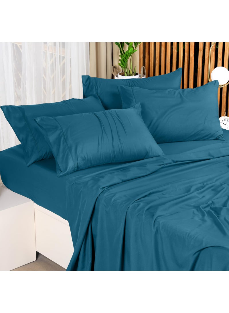 Utopia Bedding Utopia Bedding Full Bed Sheets Set - 4 Piece Bedding - Brushed Microfiber - Shrinkage and Fade Resistant - Easy Care (Full  Denim Blue)  - Image 3