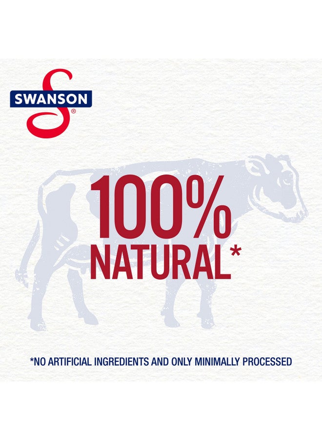 Swanson's 100% Natural, 50% Less Sodium Beef Broth, 14.5 Oz Can - Image 3