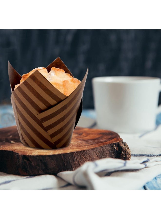 SHAOZHEN 100-Piece Cake Cup Liners Greaseproof paper baking cupcake Muffin liners - Image 4