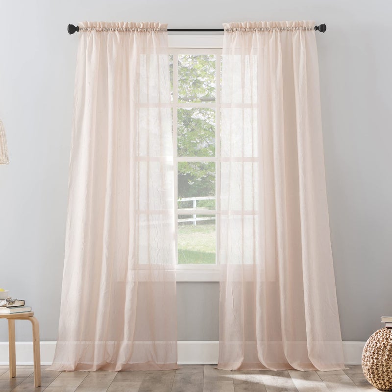 No. 918 ستارة بجيب قضيب من قماش الفوال الشفاف المضغوط رقم 918 إيريكا 51 x 84 وردي همس - Image 1