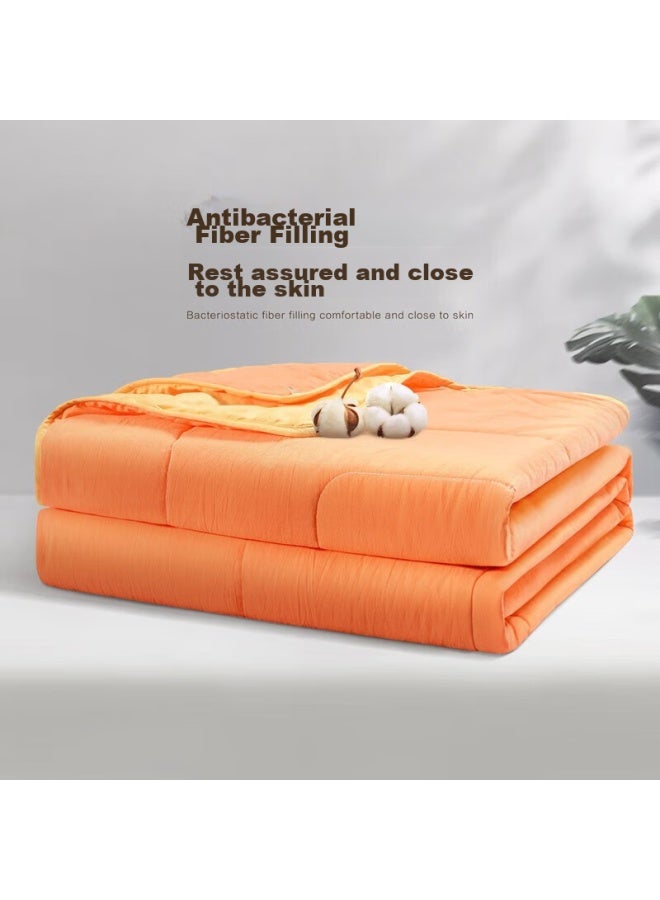 Fuanna Summer Quilt, Washed Cotton Air Conditioning Blanket, No Duvet Cover, Double Size Summer Quilt, 3 Jin, 230x229cm - Image 2