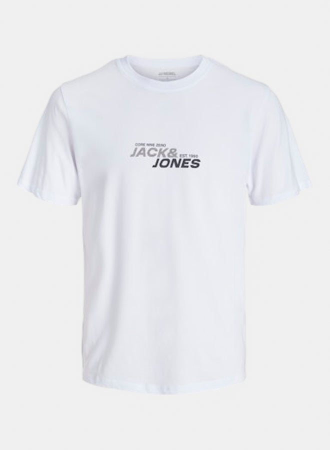 JACK & JONES JACK & JONES Mens Tarmac Branding Tee Crew Neck 