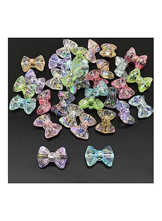 beads 20 Pcs 19mm Bow Tie Shape Beads Acrylic B - Image 3