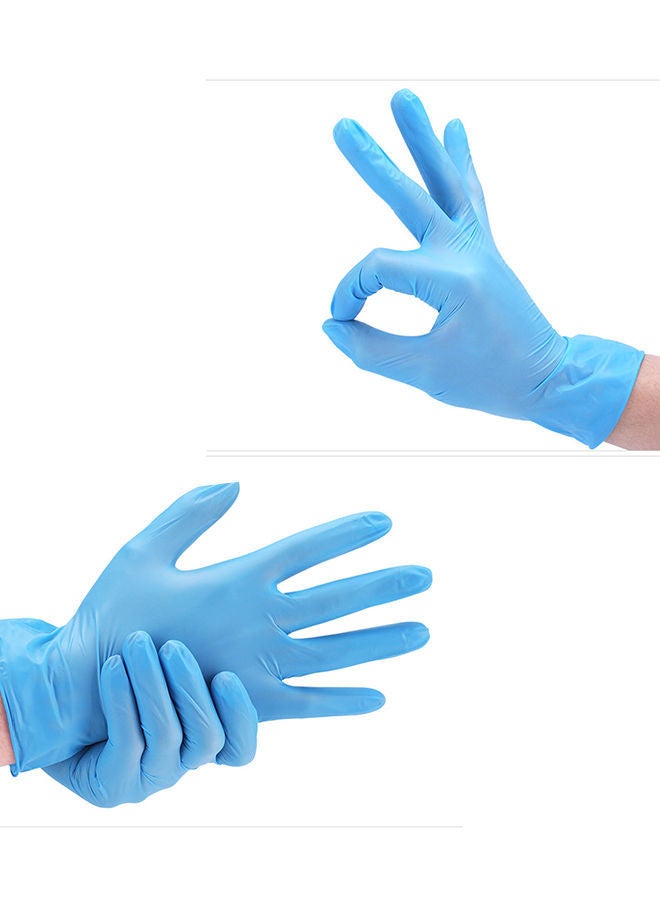 نيبمينينت قفازات طبية واقية خالية من اللاتكس والبودرة للاستخدام مرة واحدة مكونة 100 قطعة . - Image 3
