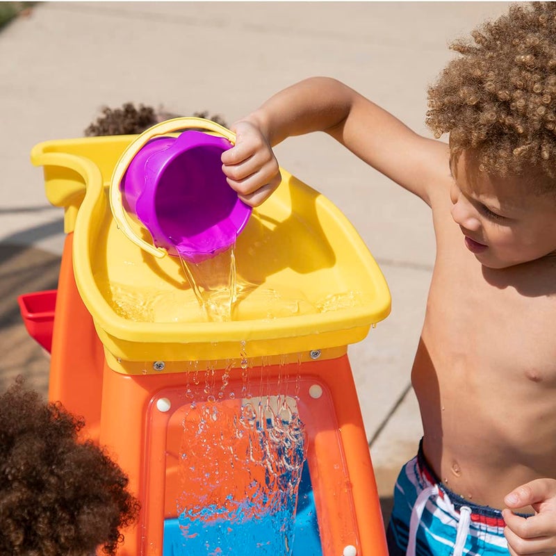 Step2 Car Wash Splash Center, Kids Water Table & Pretend Play Car, Activity Sensory Playset, Summer Outdoor Toys, 13 Piece Water Toy Accessories, For Toddlers 3+ Years Old - Image 3