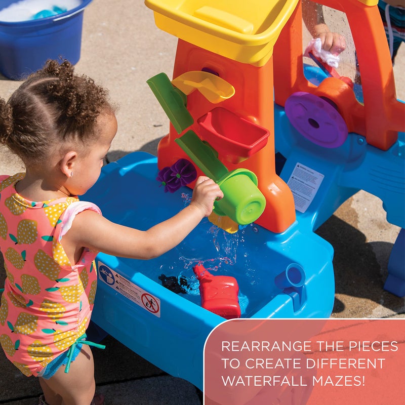 Step2 Car Wash Splash Center, Kids Water Table & Pretend Play Car, Activity Sensory Playset, Summer Outdoor Toys, 13 Piece Water Toy Accessories, For Toddlers 3+ Years Old - Image 4