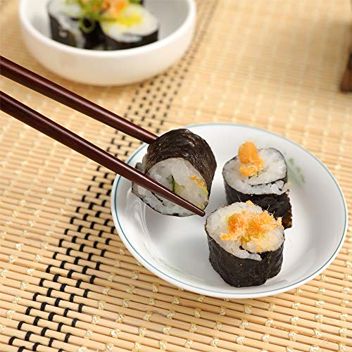 HuaLan Japanese Natural Wood Chopstick Set Reusable Classic Style Chopsticks Non-slip Design Chop Sticks 5 Pairs Gift Set - Image 3