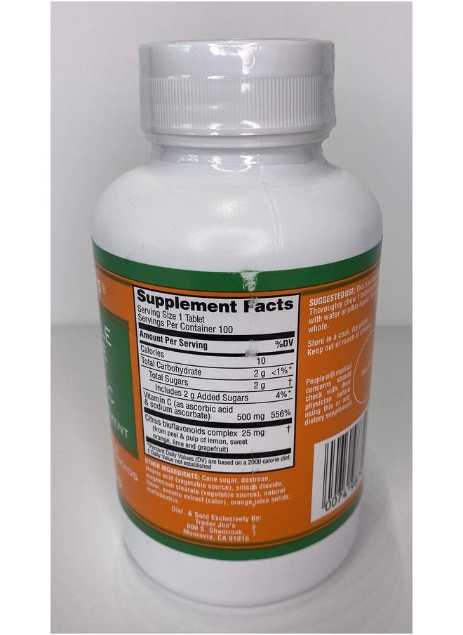 Trader Joe's Trader Joe's Chewable Orange Flavored Vitamin C  - Image 2